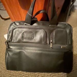 TUMI Black Leather Men's Bag